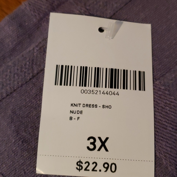 Forever 21 knit dress in 3x, nude color - Picture 3 of 5